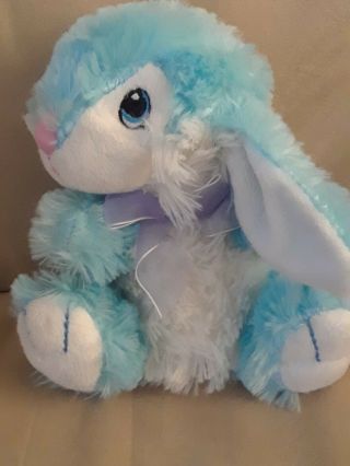 Dan Dee Blue Easter Bunny Rabbit Small Soft Plush Animal Toy 7 