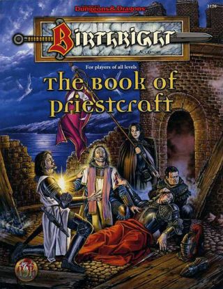 The Book Of Priestcraft Vf Birthright D&d Dungeons Dragons Players Handbook