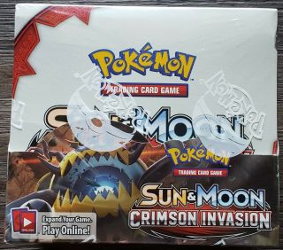 Pokemon: Sun & Moon Crimson Invasion Booster Box -