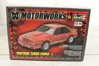 Revell Mustang Turbo Cobra 1:25 Model Car Kit Open Box Complete Fox Body 1980 
