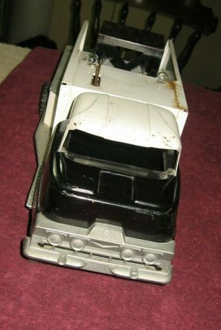 Vintage 1960 ' s Structo Pressed Steel Power Wrecker Toy Tow Truck EW1 - 0000 3
