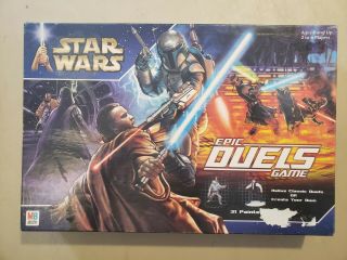 Star Wars Epic Duels Board Game 2002 Milton Bradley 99 Complete