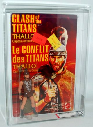 1980 Mattel Clash Of The Titans Thallo 3 3/4 " Figure French Canadian Afa 80
