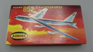 1961 Aurora 1/270 Boeing B52 Stratofortress Plane Model Kit - 494 - 50 Read
