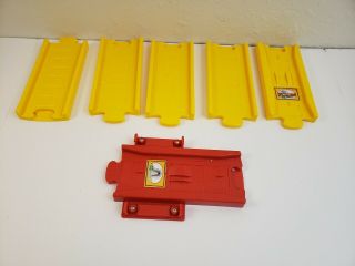 Vtech Go Smart Wheels Train - 6 Yellow 1 Red Straight Replacement Tracks Parts