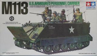 Tamiya 1:35 M113 Us Armoured Personnel Carrier Plastic Model Kit Mm - 140au