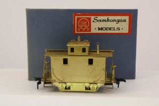 Gem Models Brass Ho Scale Reading 4 Wheel Caboose By Samhongsa Undecorated