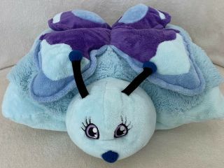 Pillow - Pets Butterfly Plush Stuffed Animal Blue And Purple