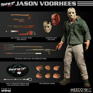Mezco Toys One:12 Friday The 13th Part 3 Jason Voorhees Action Figure Knife 2