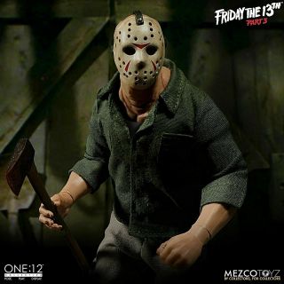 Mezco Toys One:12 Friday The 13th Part 3 Jason Voorhees Action Figure Knife 3