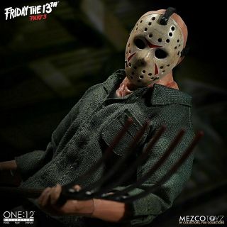 Mezco Toys One:12 Friday The 13th Part 3 Jason Voorhees Action Figure Knife 4
