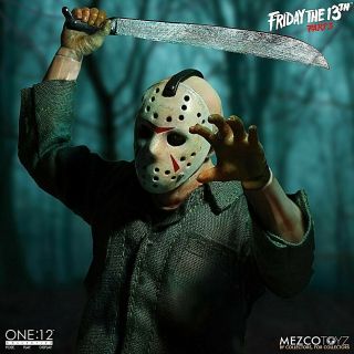 Mezco Toys One:12 Friday The 13th Part 3 Jason Voorhees Action Figure Knife 7