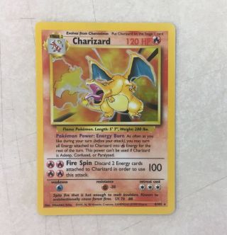 Charizard Pokemon Card Charizard 4/102 Holo Base Set