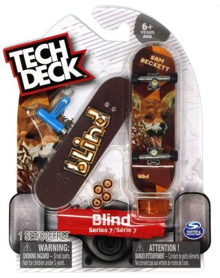 Tech Deck Blind Skateboard Rare Series 7 Sam Beckett Fox Fingerboardspin Master