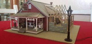 Woodland Scenics O Scale Country Store Expansion Assembled Building Lighted