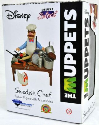 The Muppets Swedish Chef Action Figure Deluxe Select Diamond Toys