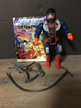 Vtg Dragstor Complete W/mini Comic He Man Masters Of The Universe 1980s