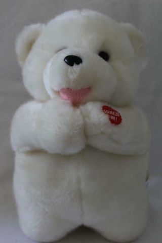 Goffa Soft Stuffed Kneeling/prayer/sound Teddy Bear Plush/toy White 11 " (z11)