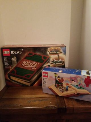 Lego Ideas Once Upon A Brick 21315 & Hans Christian Anderson 40291 Popup Books