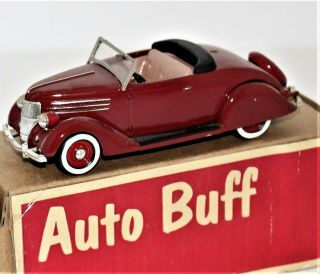 Auto Buff No.  2 1936 Hand Built Metal 1/43 Ford V8 Cabriolet Mb
