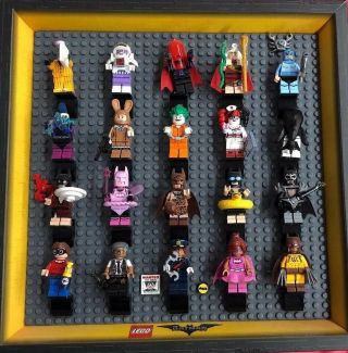 Lego Batman Movie Series 1 Minifigures Complete Set Of 20 With Batman Display