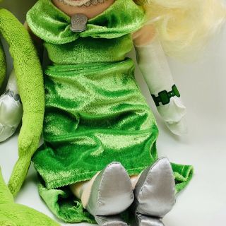 Disney Store MISS PIGGY Muppet Most Wanted Emerald Green Dress And Kermit Plush 4