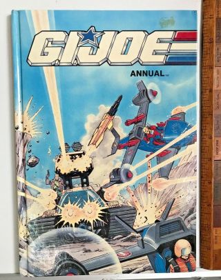 Vintage Gi Joe Marvel Comic Book Tv Animated Action Figure Annual Hb Uk Hasbro