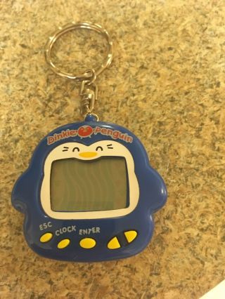 Dinkie Penguin Rare Vintage Virtual Pet with Instructions and Cardboard Back 2