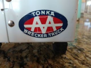 Vintage Tonka Jeep Wrecker With Plow Truck,  Pressed Steel in 2