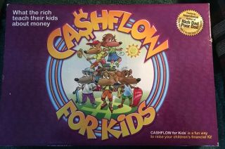 Cashflow For Kids Board Game By Robert Kiyosaki Rich Dad Poor Dad Complete,  More