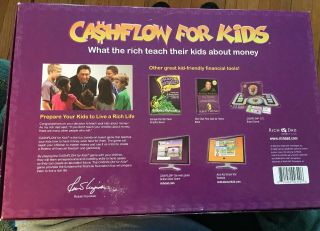 Cashflow for Kids Board Game by Robert Kiyosaki Rich Dad Poor Dad Complete,  more 3