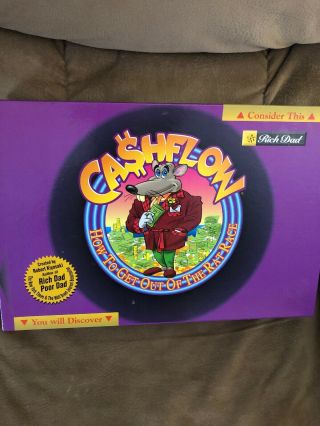 Rich Dad Cashflow Board Game 101 Finance How To Get Out Of The Rat Race Complete