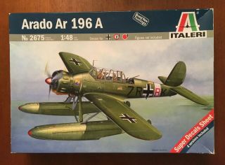 Arado Ar 196 A - Italeri 1/48 Scale Unassembled Aircraft 2675