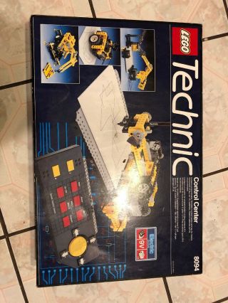 Lego Technic 8094 Control Center Instructions Rare Htf Box