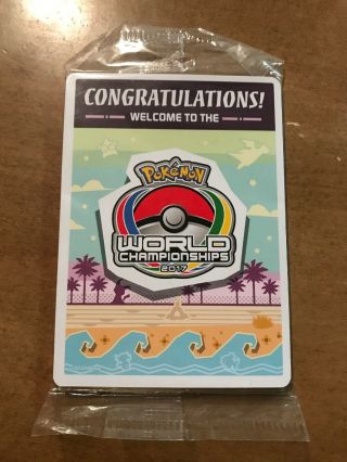 Pokemon 2017 World Championship Anaheim Promo Pack (champions Festival)