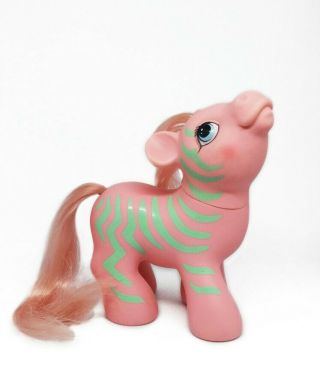 My Little Pony Mlp 80s G1 Pony Pal Zig Zag Pink Zebra