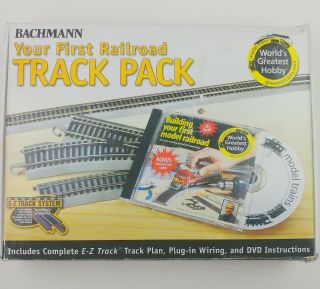 Bachmann Trains Nickel Silver Railroad Pack Parts 44596 E - Z Track System Z1