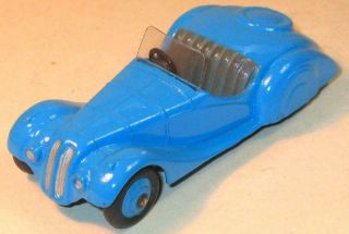 Dinky Toys No 38a Frazer Nash In Blue Export Issue.  1950 - 55