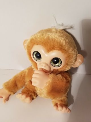 FURREAL FRIENDS - CUDDLES MY GIGGLY MONKEY - 2012 - HASBRO w batteries 3