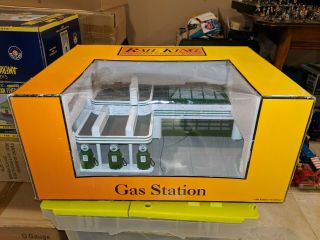 Mth Rail King O Scale Sinclair Operating Gas Station Diecast Car Sounds 30 - 9101