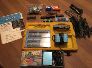 N Scale Train Set,  Old,  Extra Track Etc.
