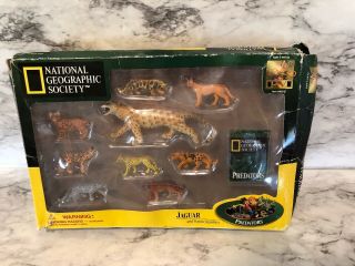 National Geographic Predators Jaguars 8 Mini Figures Toy Playset