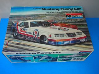 1985 Monogram Revell7 - Eleven Mustang Funny Car - Billy Meyer