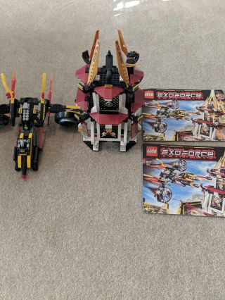 Lego 8107 Exo - Force Fight For The Golden Tower 100 Complete With Manuals