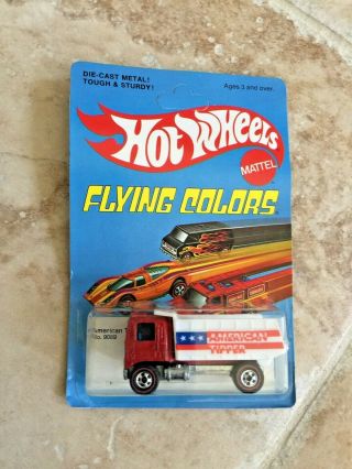 Vintage Hot Wheels Flying Colors Redline American Tipper 9089 Unpunched 1975
