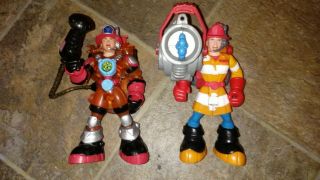 2 Wendy Waters Firefighters Fisher Price Rescue Heroes Girl Action Figure Toys