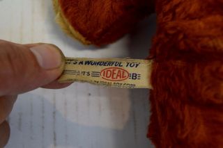 1950 ' s IDEAL It ' s a Wonderful Toy Teddy Bear Made in USA 3