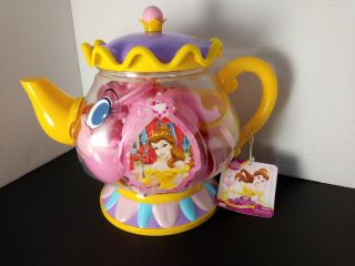 Disney Princess Belle Beauty & The Beast Plastic Princess Tea Party Set Tea Pot