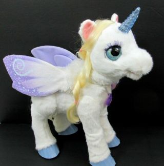 Fur Real Friends Pet Starlily Magical Unicorn Pets Movinq Wings Eyes Sounds