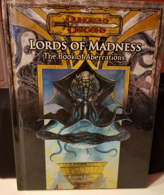 Lords Of Madness The Book Of Aberrations - Dungeons & Dragons D&d 3.  5 D20